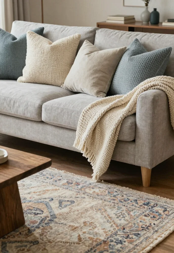 12 Small Cozy Living Room Decor Ideas with Warm Style 1 12 Small Cozy Living Room Decor Ideas with Warm Style 1. Layered Textiles for Comfort 0