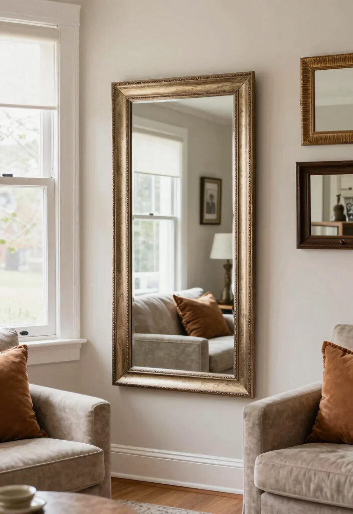 12 Small Cozy Living Room Decor Ideas with Warm Style 61 12 Small Cozy Living Room Decor Ideas with Warm Style 11. Use of Mirrors to Create Space 0