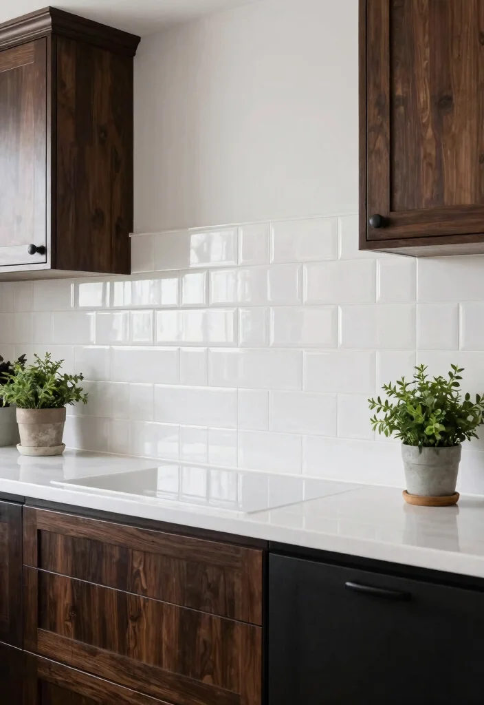 12 Traditional Kitchen Backsplash Ideas with Timeless Style 5. Classic White Shaker Tiles 0