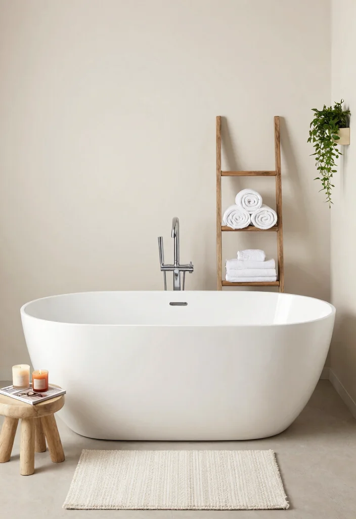 12 Tub Bathroom Ideas for Comfortable Everyday Soaks 1. Freestanding Bliss 0