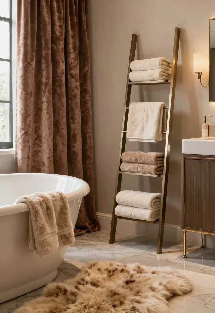 12 Tub Bathroom Ideas for Comfortable Everyday Soaks 10. Luxurious Textures 0