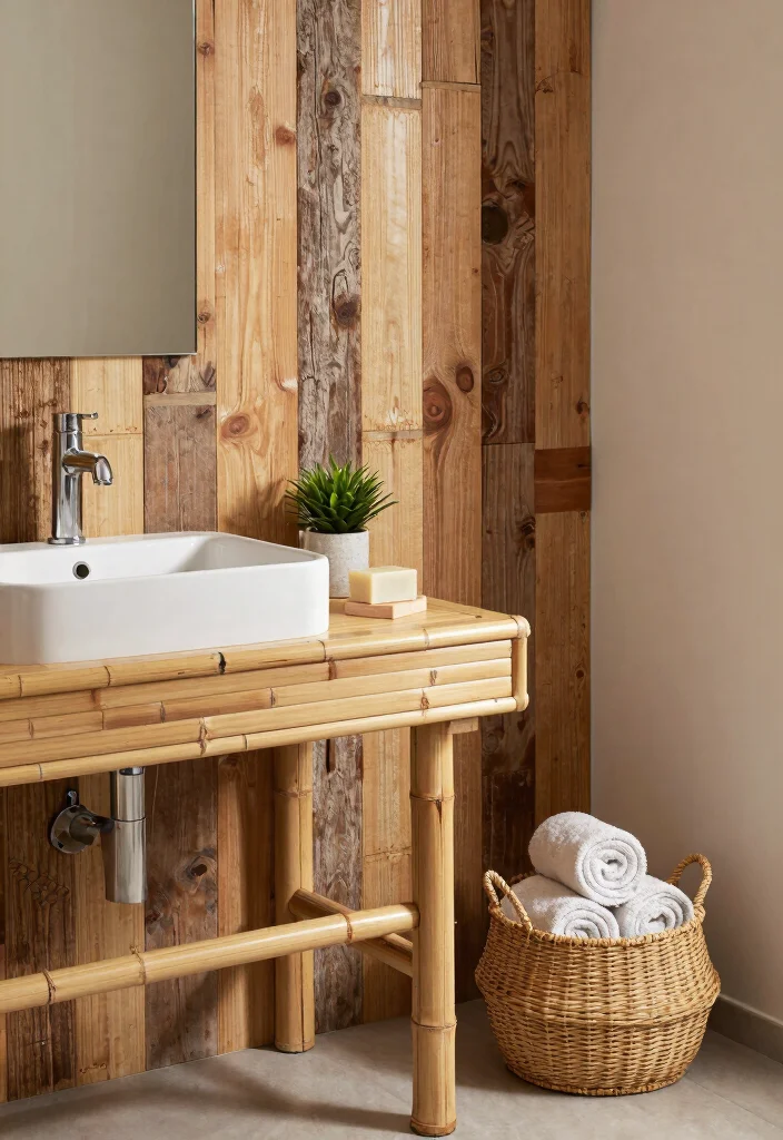 12 Wash Room Bathroom Ideas for Practical Everyday Use 1. Sustainable Materials Wood and Bamboo 0