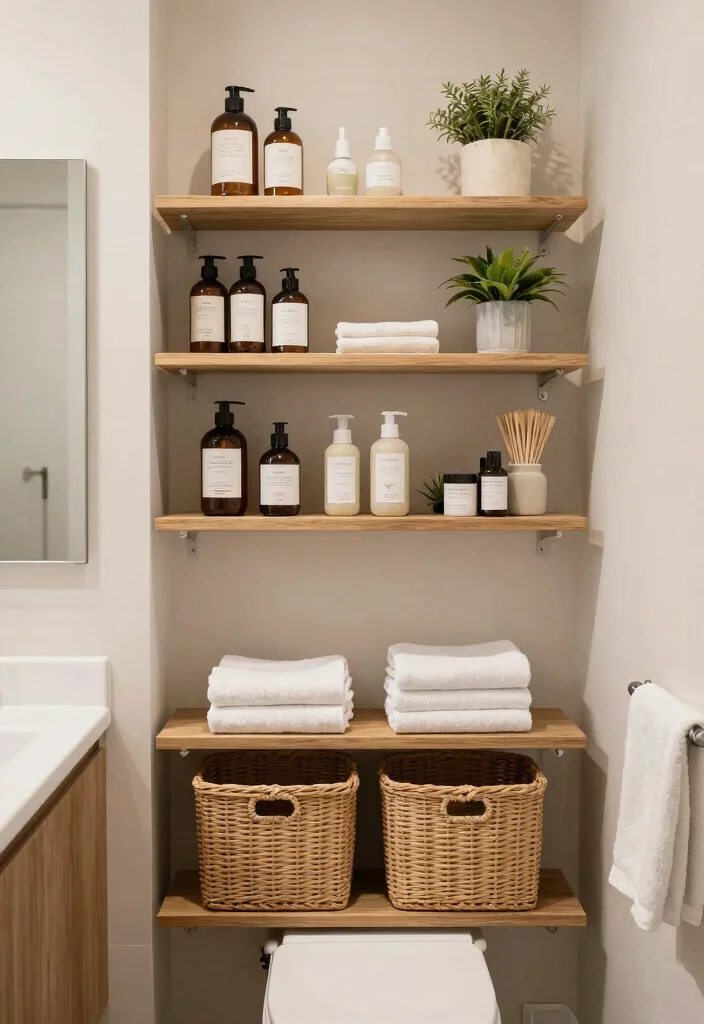 12 Wash Room Bathroom Ideas for Practical Everyday Use 3. Space Saving Storage Solutions 0