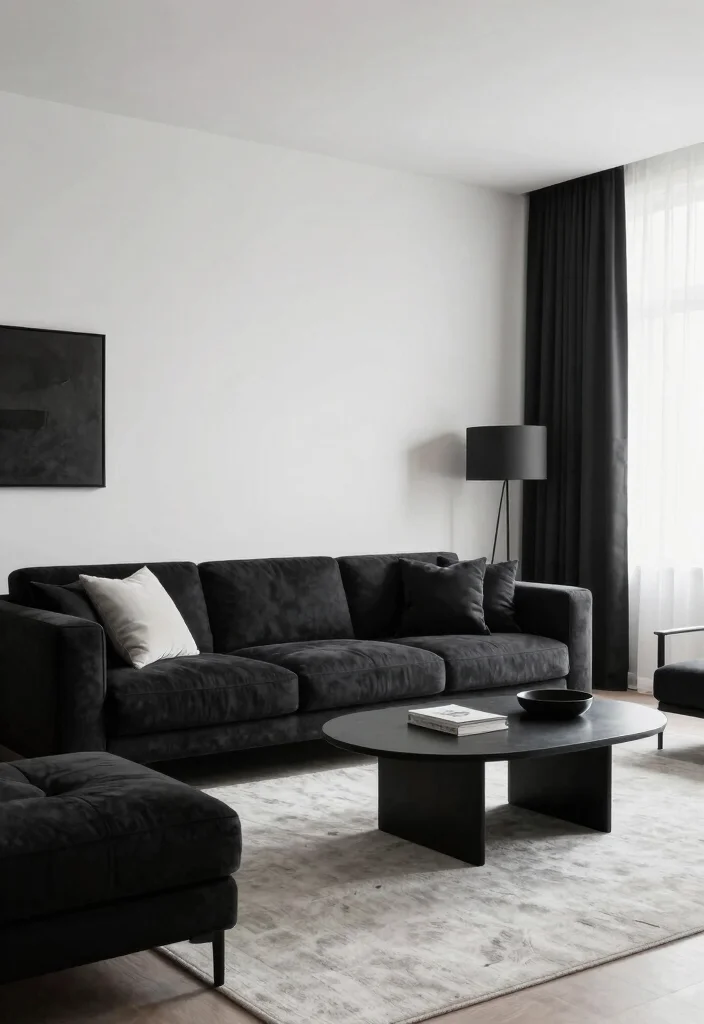 12 White and Black Living Room Ideas with Clean Contrast Conclusion 0