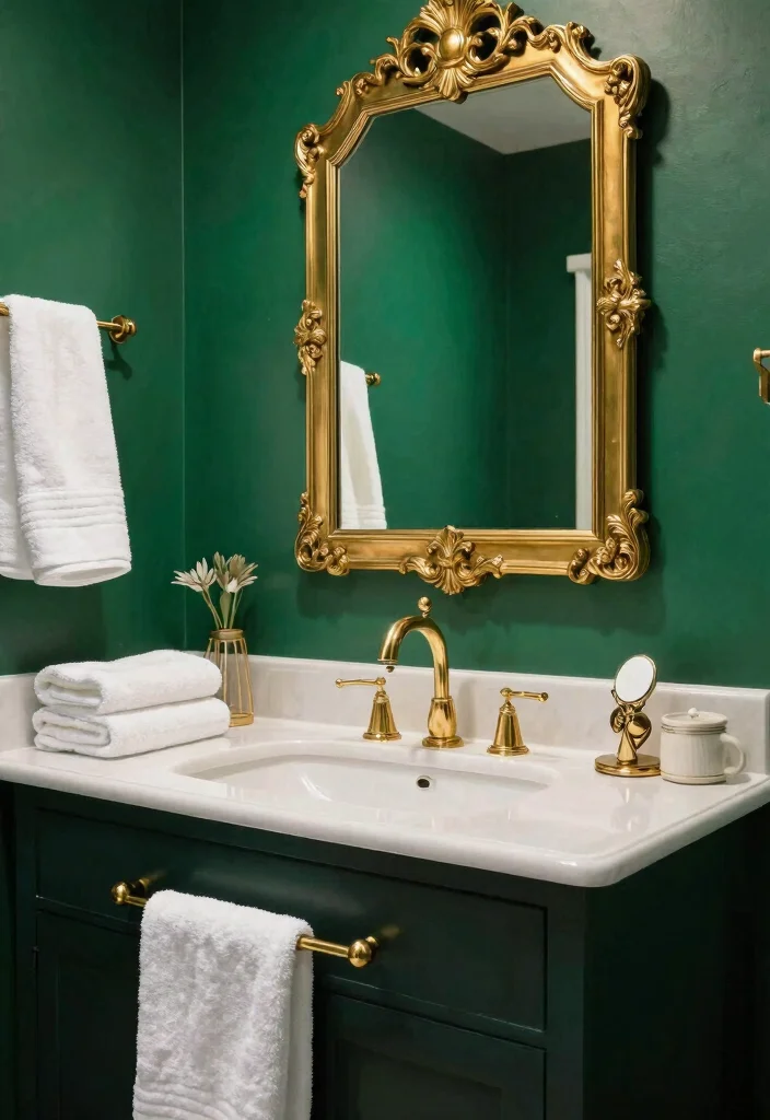 12 Womens Bathroom Decor Ideas with Elegant Touches 11. Use Luxurious Color Schemes 0