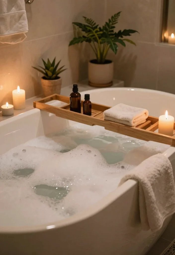 12 Womens Bathroom Decor Ideas with Elegant Touches 5. Create a Spa Like Atmosphere 0