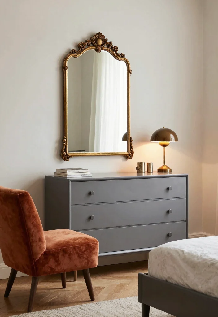 14 Bedroom Decorating Ideas to Refresh Any Space 10. Vintage Finds in Modern Spaces 0