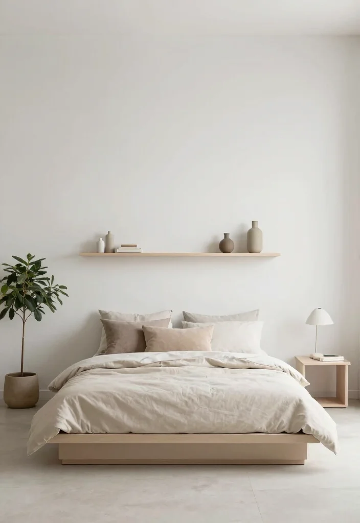 14 Bedroom Decorating Ideas to Refresh Any Space 9. Minimalist Organization 0