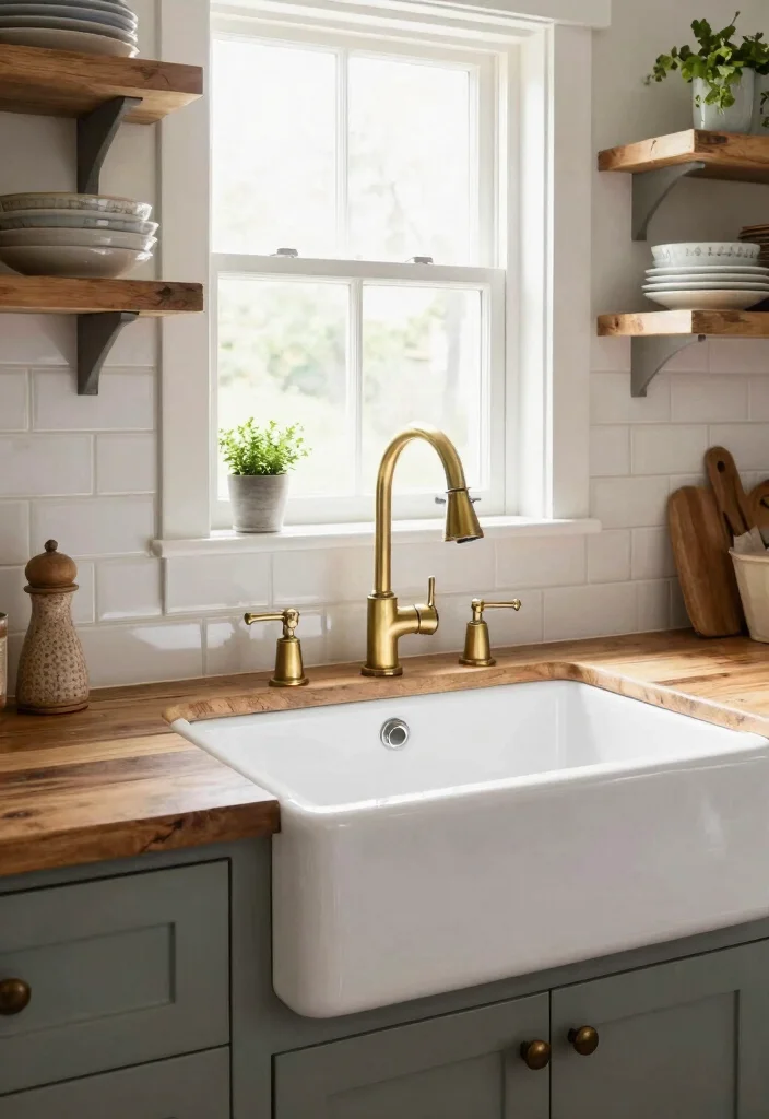 14 Classic Kitchen Ideas That Never Go Out of Style 2. Farmhouse Sinks 0