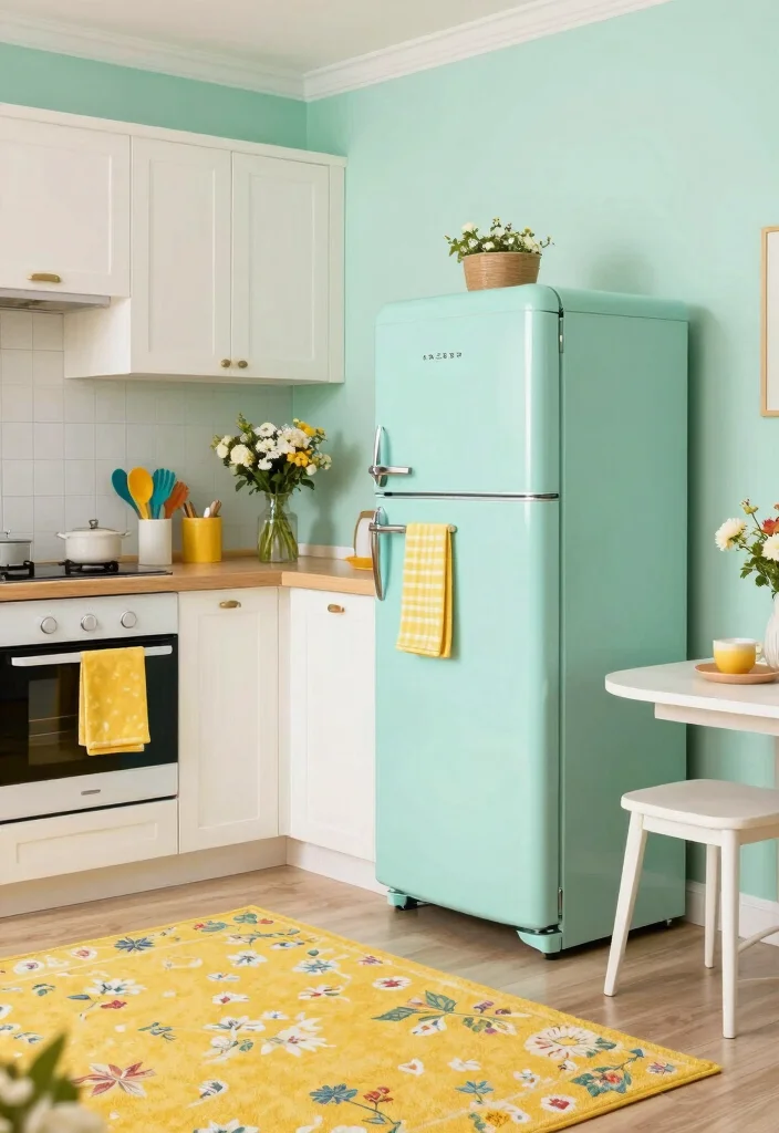 14 Classic Kitchen Ideas That Never Go Out of Style 3. Vintage Color Palettes 0