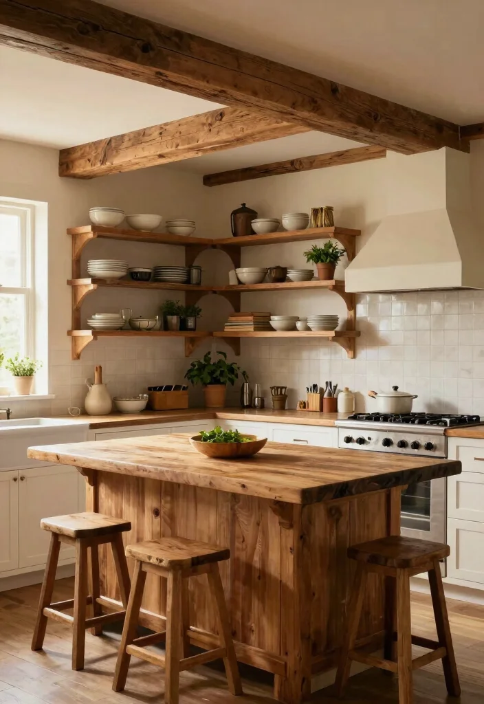 14 Classic Kitchen Ideas That Never Go Out of Style 4. Rustic Wooden Accents 0