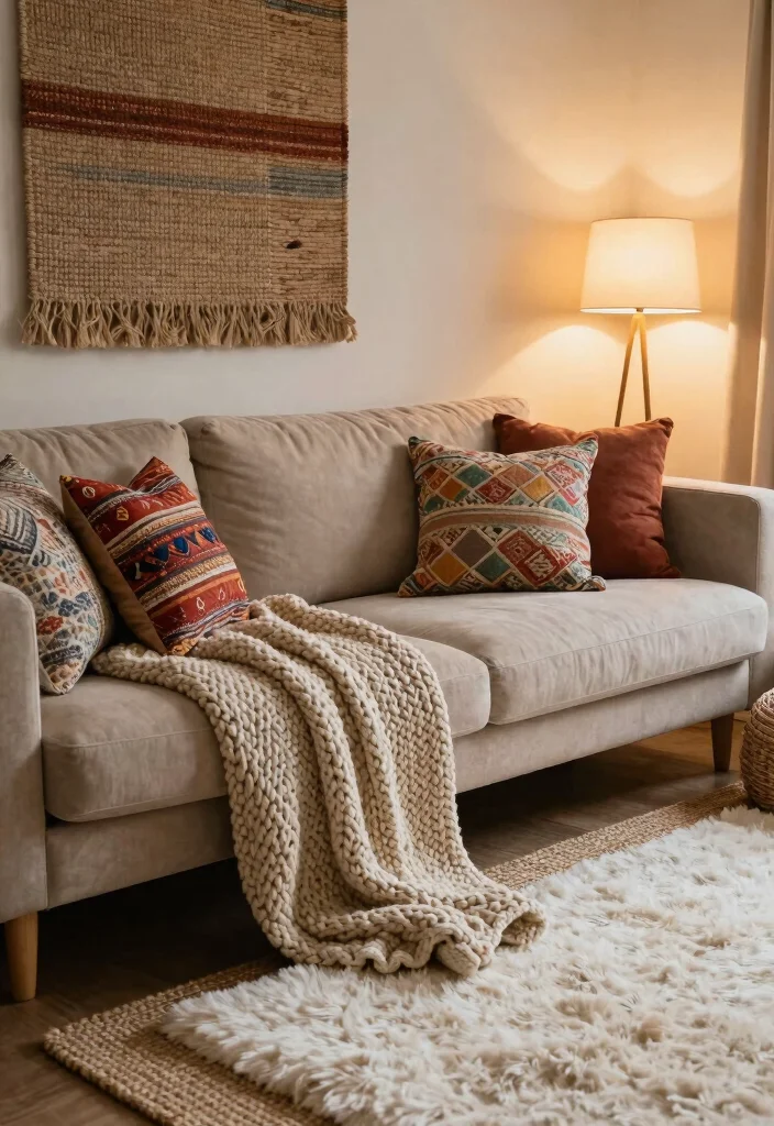 14 Home Design Living Room Ideas for Everyday Living 3 14 Home Design Living Room Ideas for Everyday Living 3. Cozy Textures for Comfort 0