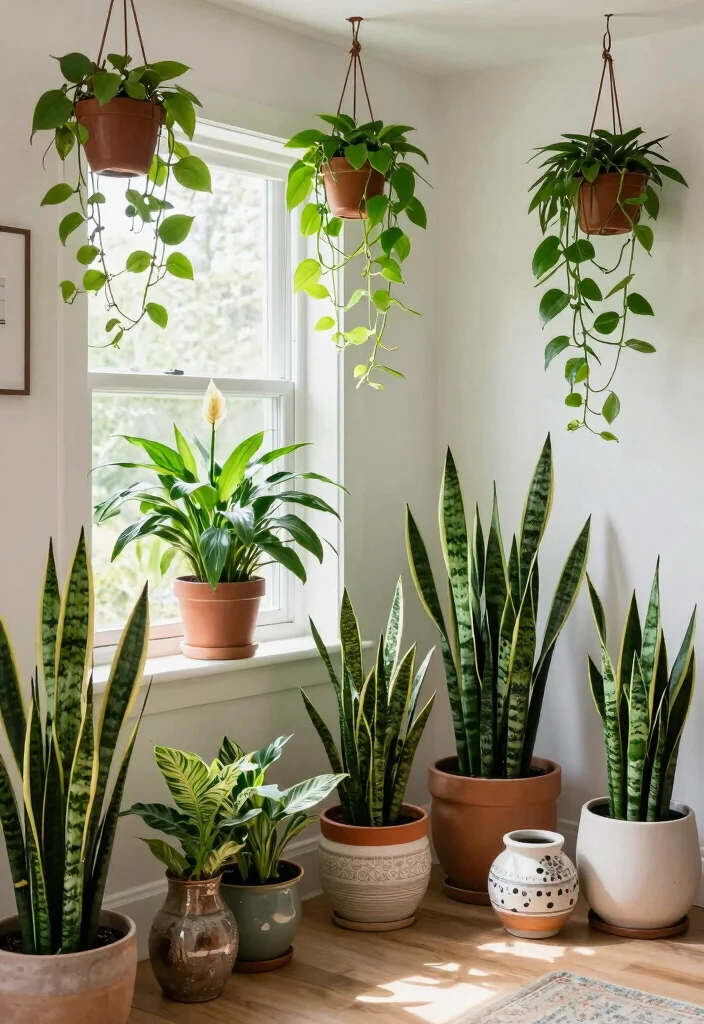 14 Home Design Living Room Ideas for Everyday Living 16 14 Home Design Living Room Ideas for Everyday Living 6. Indoor Plants for Freshness 0