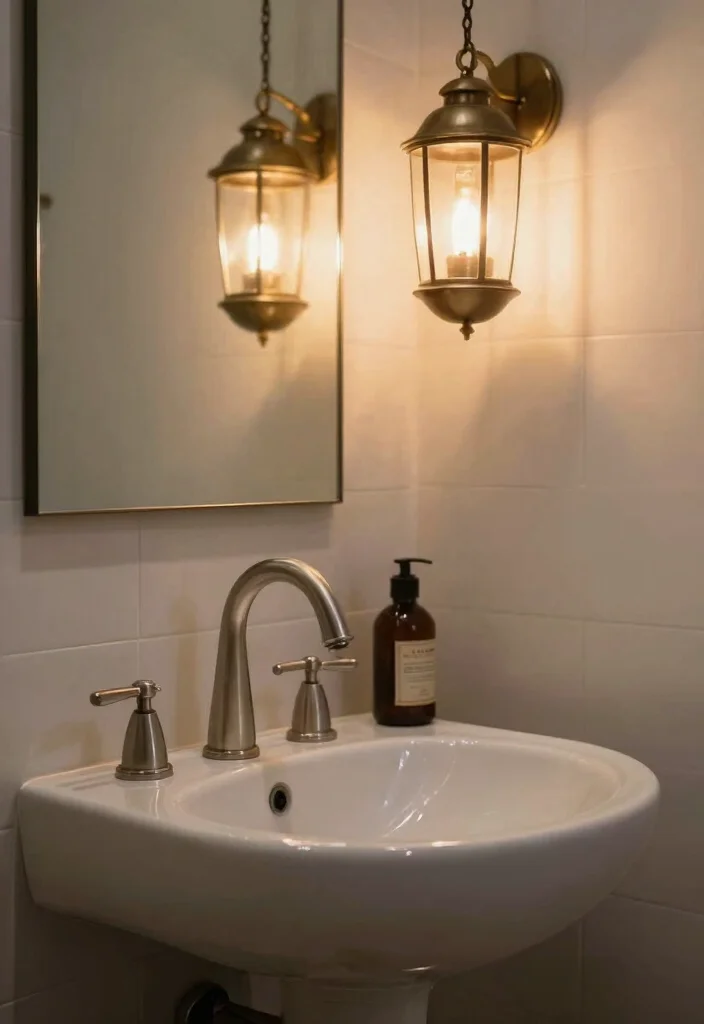 14 Indian Bathroom Ideas with Traditional Modern Balance 9. Modern Fixtures with Traditional Touches 0