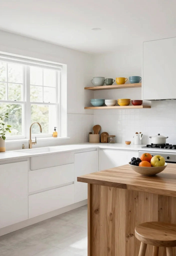 14 Kitchen Cabinet Paint Color Ideas That Refresh Fast 3. Crisp White 0
