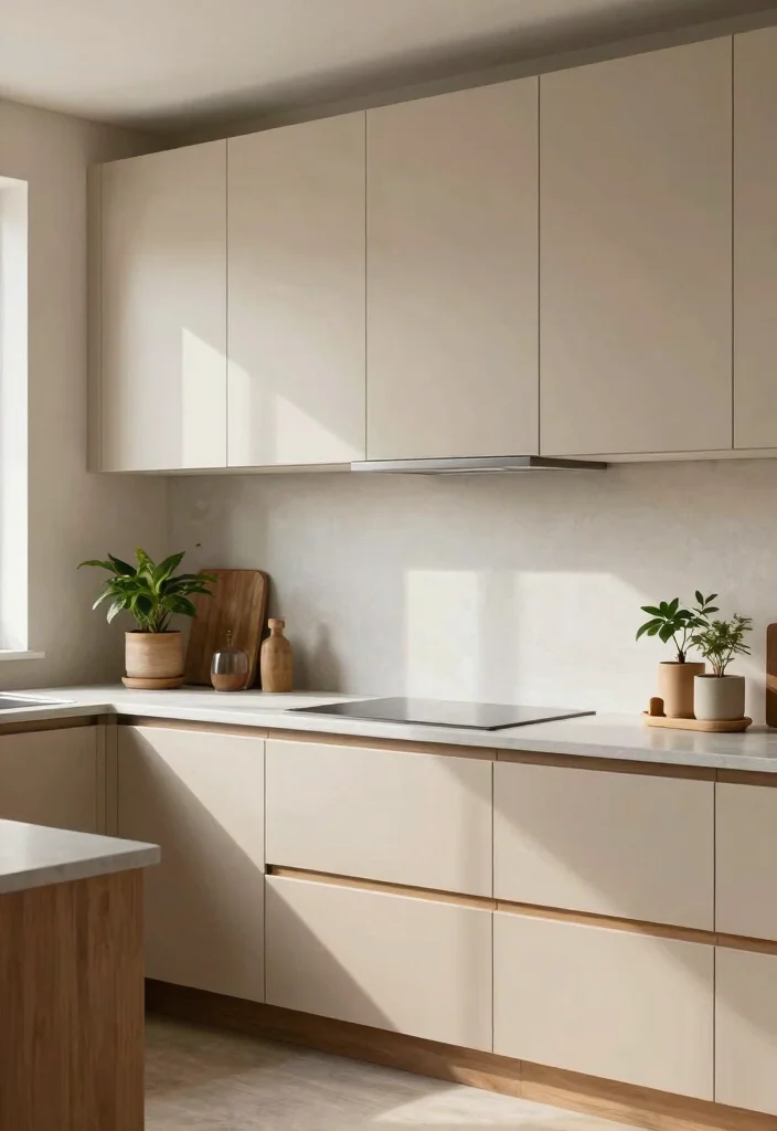 14 Kitchen Interior Color Ideas to Set the Mood 7. Elegant Beige Natural and Neutral 0