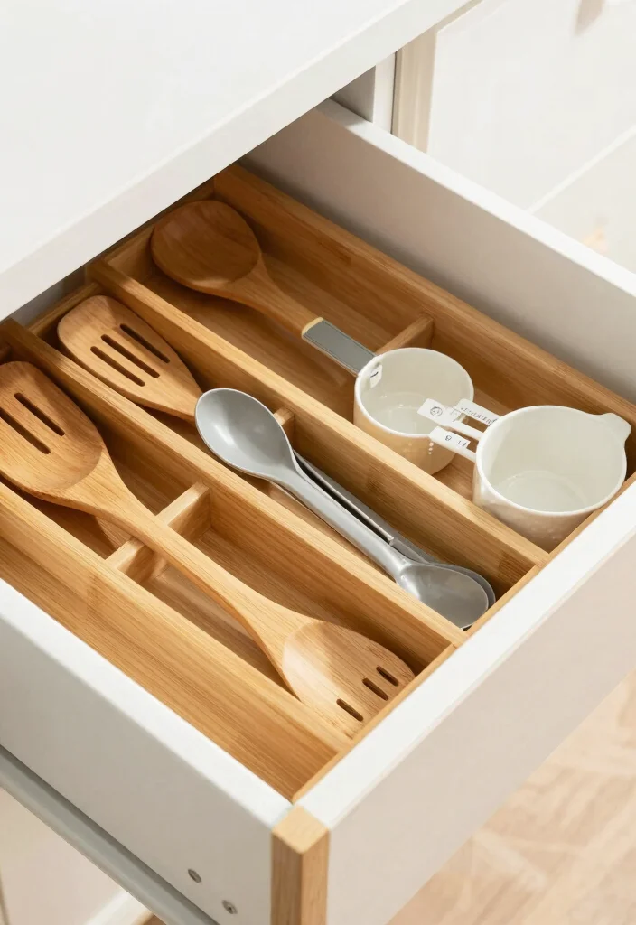 14 Kitchen Organizing Ideas for a Clutter Free Space 2. Drawer Organizers for Utensils 0