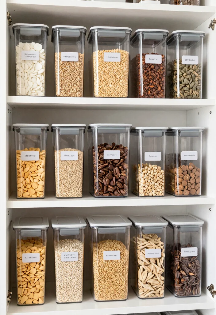 14 Kitchen Organizing Ideas for a Clutter Free Space 4. Clear Storage Containers 0