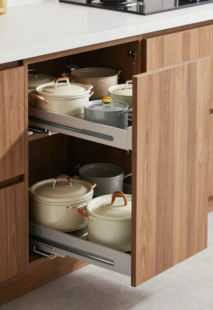 14 Kitchen Organizing Ideas for a Clutter Free Space 7. Pull Out Cabinets 0