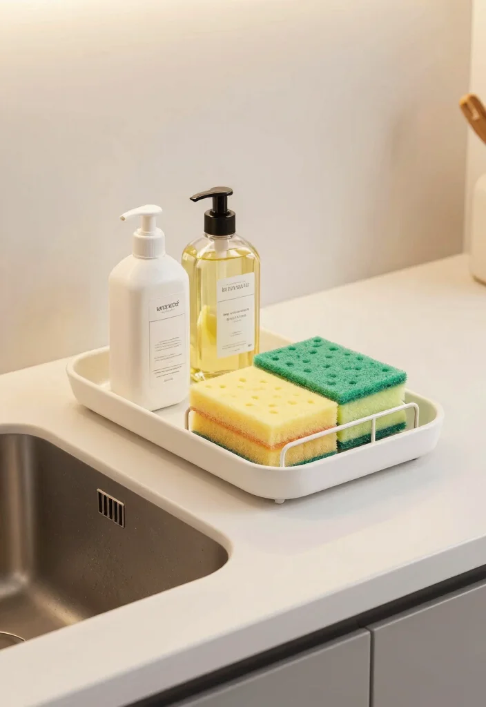 14 Kitchen Organizing Ideas for a Clutter Free Space 9. Implement a Clean Up Zone 0