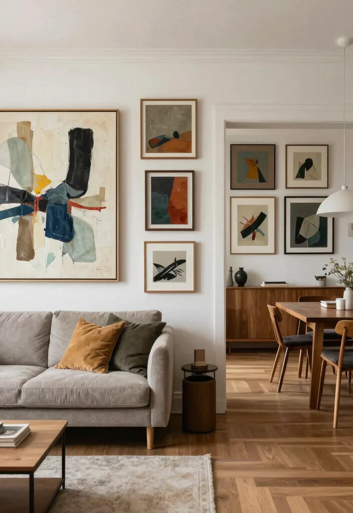 14 Living and Dining Room Ideas for Open Layouts 29 14 Living and Dining Room Ideas for Open Layouts 9. Incorporate Artwork 0