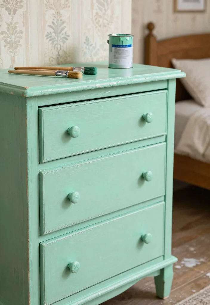 14 Low Budget Bedroom Ideas That Still Look Beautiful 1. Repaint Old Furniture 0
