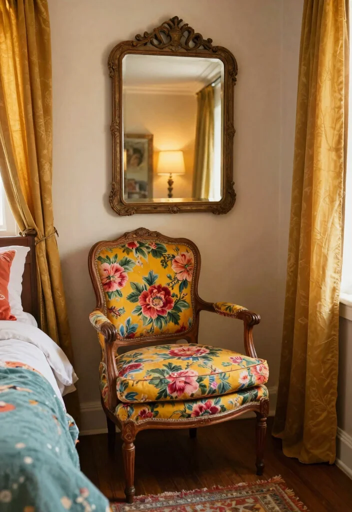 14 Low Budget Bedroom Ideas That Still Look Beautiful 3. Upcycle Vintage Finds 0