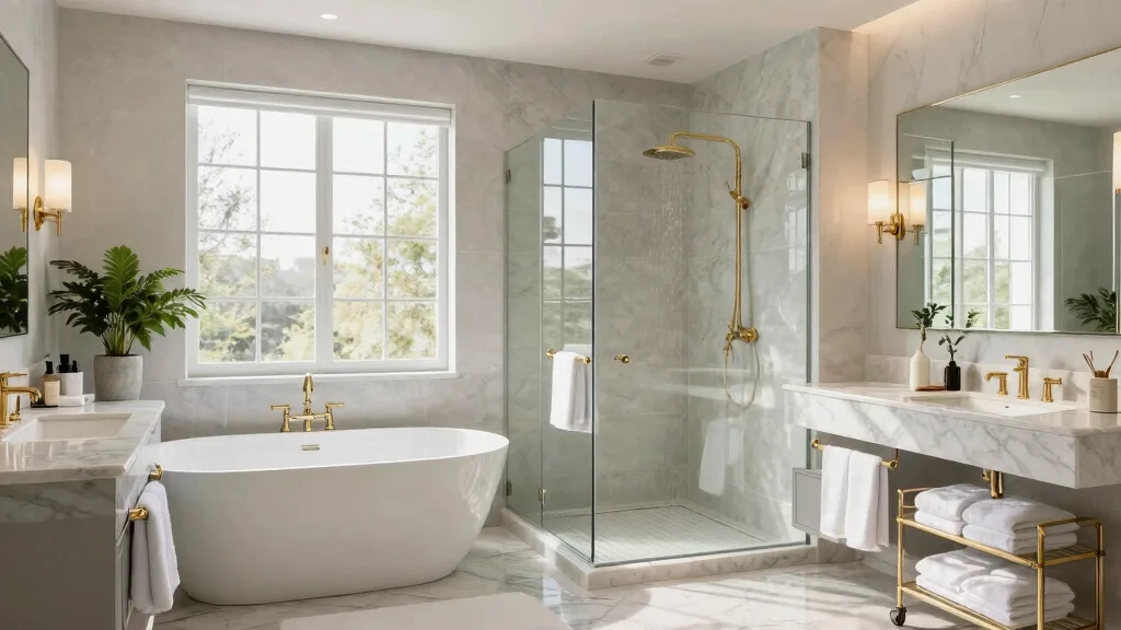 14 Master Suite Bathroom Ideas for Large Luxurious Spaces