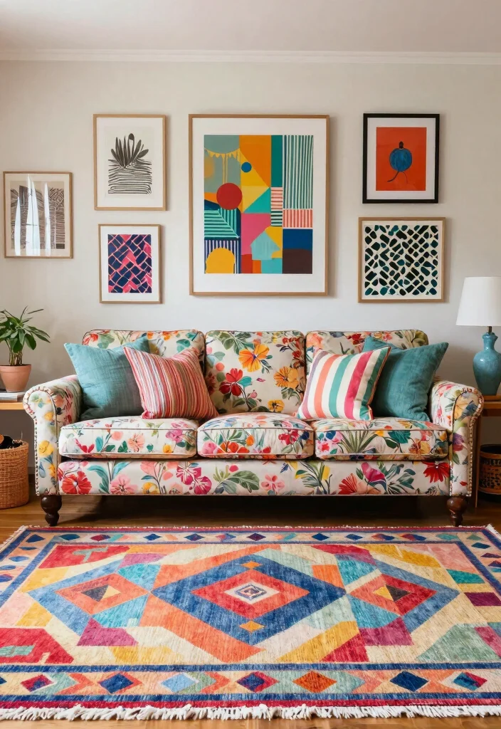 15 Best Living Room Ideas for Comfort and Style 64 15 Best Living Room Ideas for Comfort and Style 14. Mix and Match Patterns 0