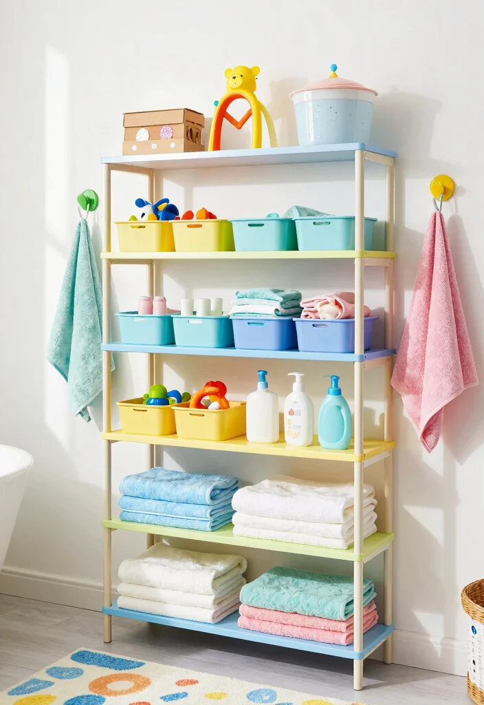 9 Toca Boca Bathroom Ideas for Big Family Homes 1. Adjustable Shelving Units 0