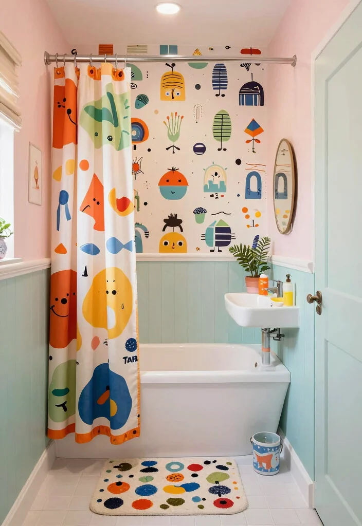 9 Toca Boca Small Bathroom Ideas for Compact Homes 2. Play with Color and Patterns 0