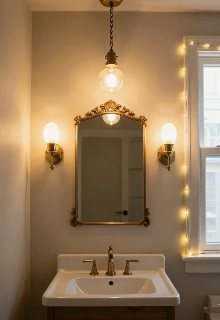 9 Toca Boca Small Bathroom Ideas for Compact Homes 6. Unique Lighting Solutions 0