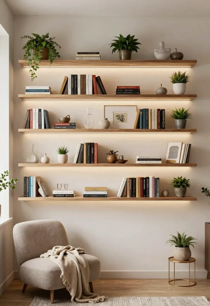 9 Very Small Living Room Ideas for Tiny Homes 2 9 Very Small Living Room Ideas for Tiny Homes 2. Wall Mounted Shelves 0
