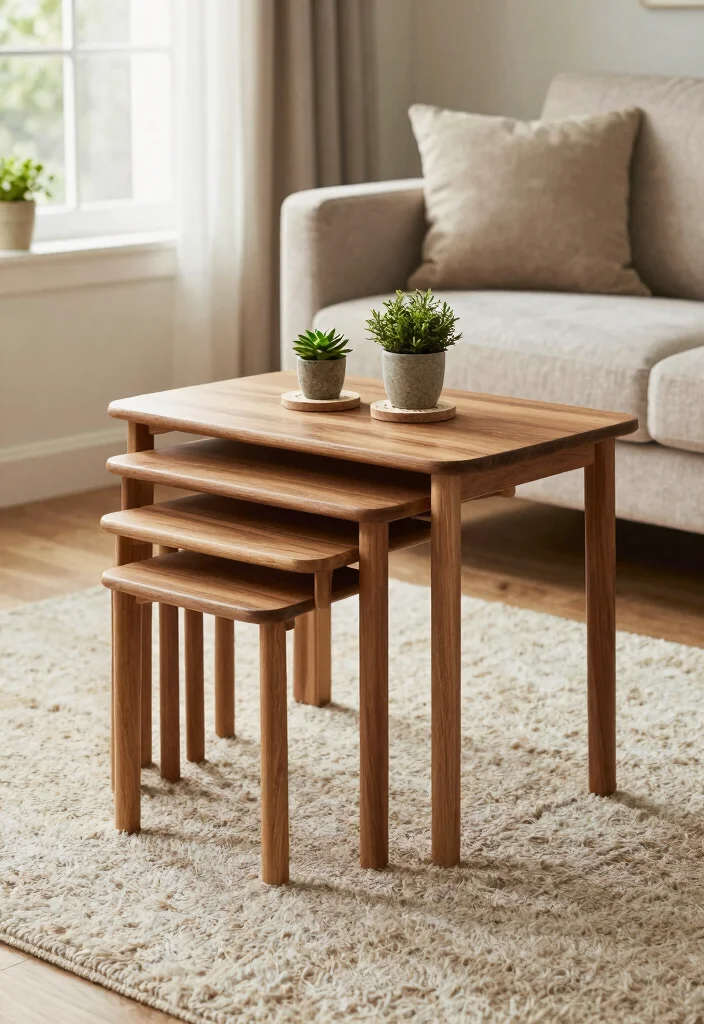 9 Very Small Living Room Ideas for Tiny Homes 3 9 Very Small Living Room Ideas for Tiny Homes 3. Nesting Tables 0