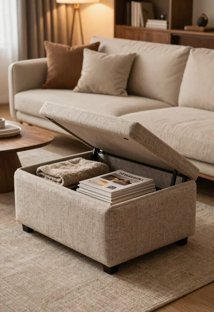 9 Very Small Living Room Ideas for Tiny Homes 4 9 Very Small Living Room Ideas for Tiny Homes 4. Storage Ottomans 0