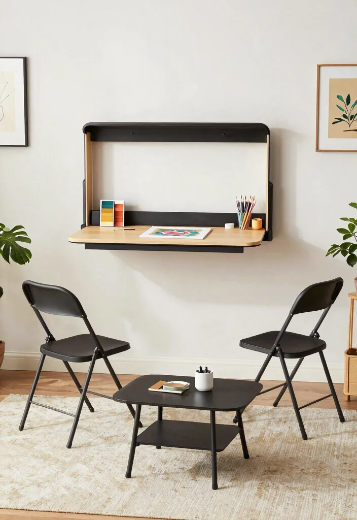 9 Very Small Living Room Ideas for Tiny Homes 26 9 Very Small Living Room Ideas for Tiny Homes 6. Foldable Furniture 0